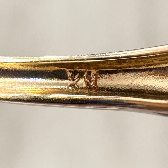 Vintage 14K Garnet Ring, Pyrope Rhodolite Three Stone, Deep Fire Red, Size 6.75 - Picture 16 of 17